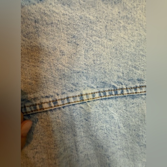 Zara Man Distressed Acid Wash Denim Jacket - Picture 3 of 3